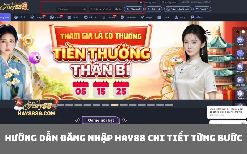 Hướng dẫn đăng nhập HAY88 chi tiết từng bước