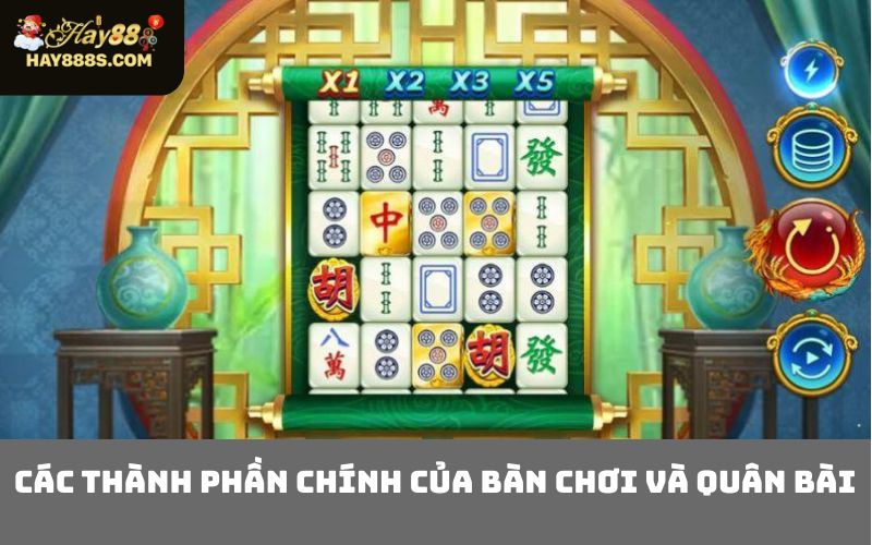 Các thành phần chính của bàn chơi và quân bài